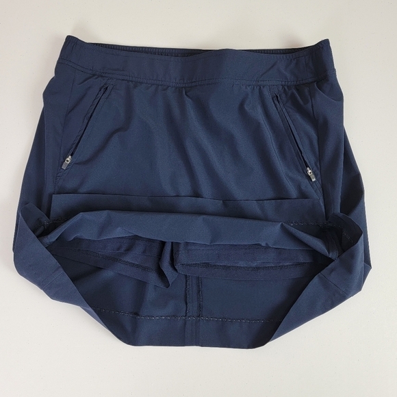 Eddie Bauer Navy Rainer Classic Nylon Hiking/Pickleball Active Skirt/Skort Sz M - Picture 5 of 11